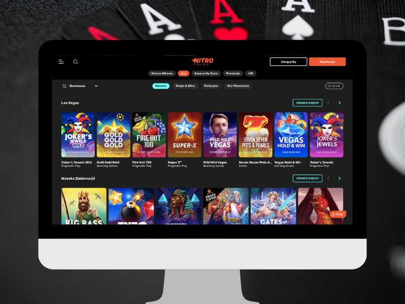 NitroCasino Casino Games