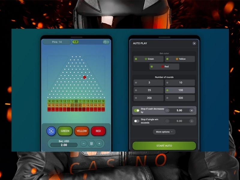 Plinko mobile version