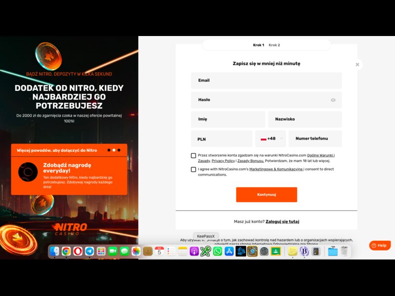 informasjon om Nitro Casino