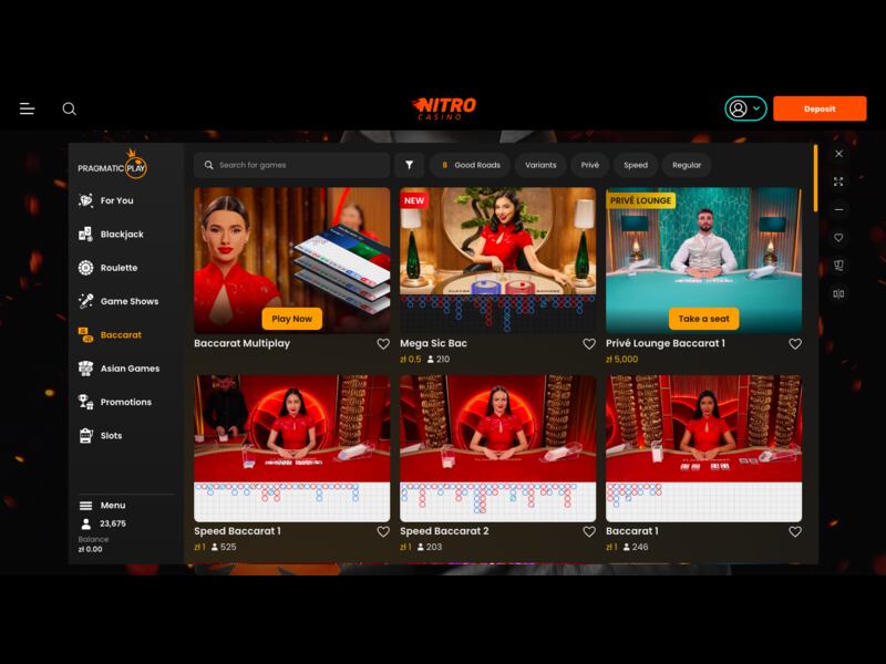 Bonuser i Nitro Casino-appen