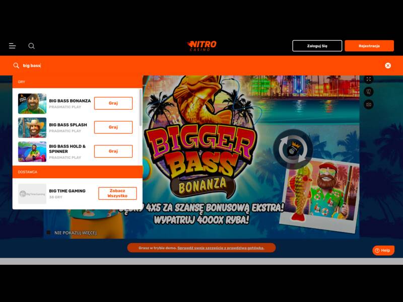 Nitro Casino versiune mobilă